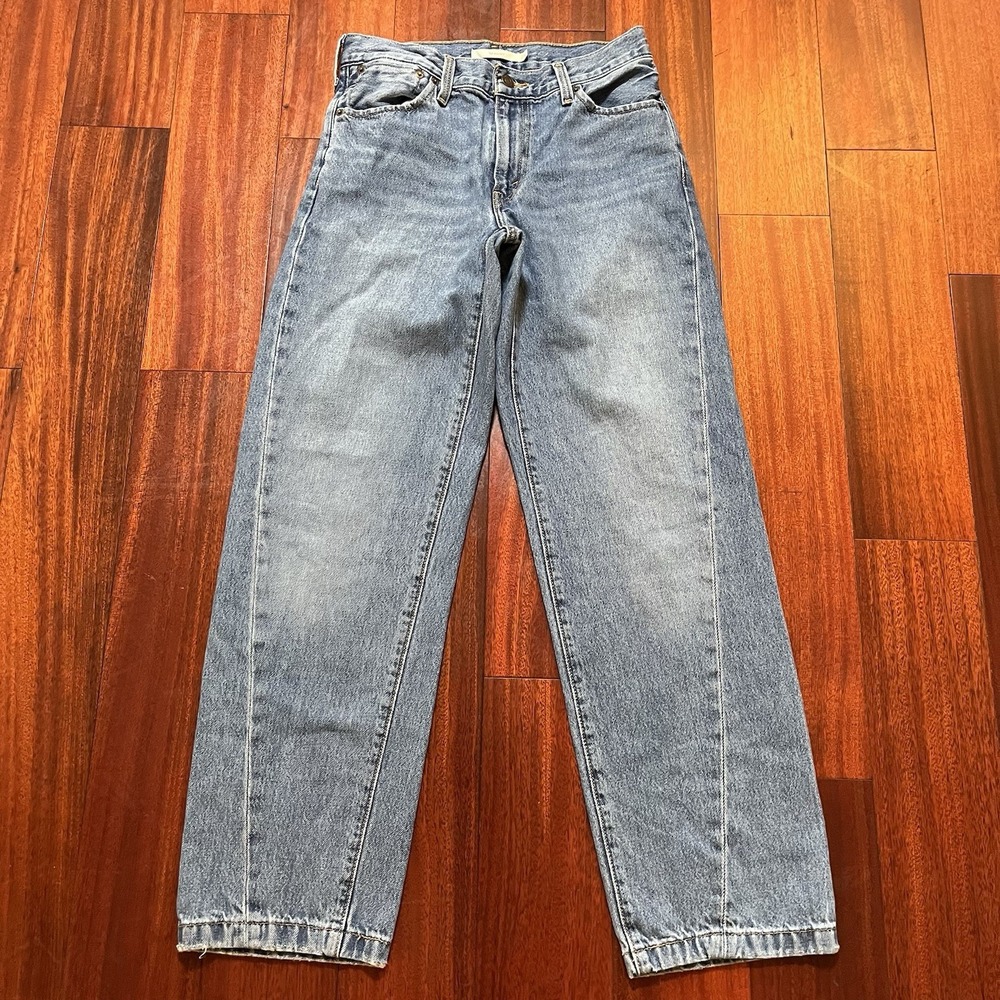 Levis Jeans Womens 26 29x30 '94 Baggy Blue Medium Wash Fade Grunge Streetwear
